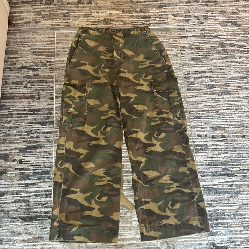 Sundry Green and Brown Cargo Pants Size 3 large